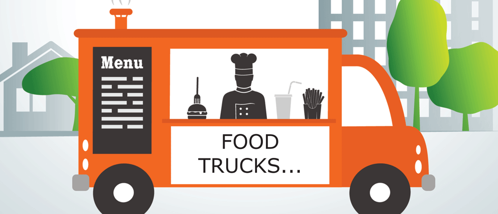 Food truck illustration
