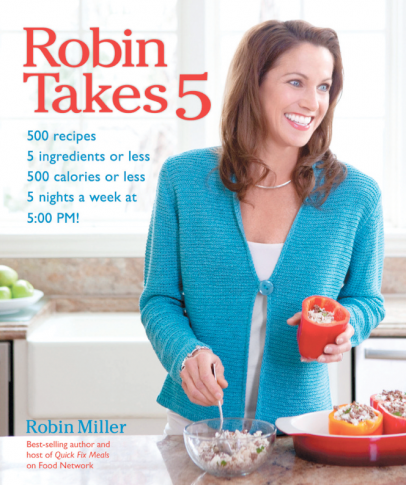 Robin Takes 5 cookbook cover
