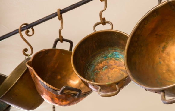 Copper Kitchenware Art