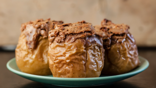 Baked Apples with Date-Nut Filling