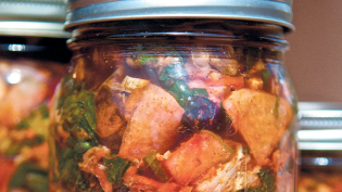 Cabbage Kimchi in Jar