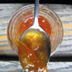 Marmalade on a spoon